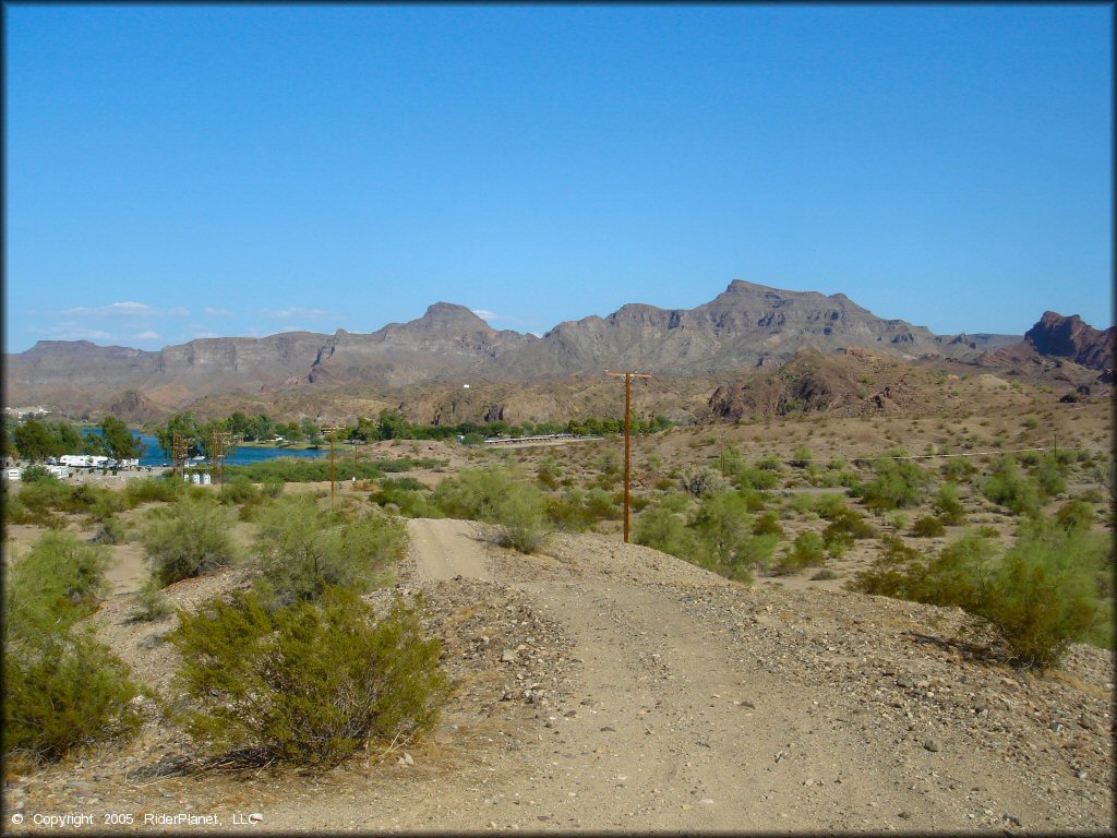 Example of terrain at Copper Basin Dunes OHV Area