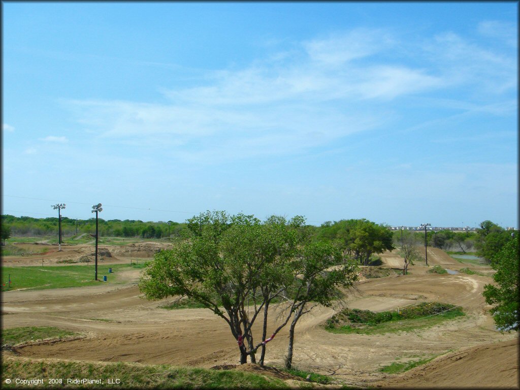 A trail at Lone Star MX OHV Area