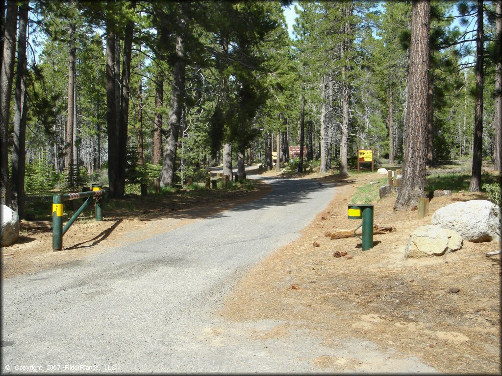 Example of terrain at Corral OHV Trail