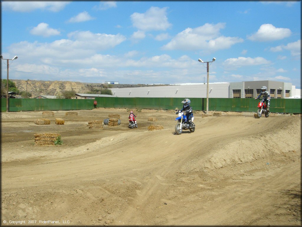 Yamaha YZ Motorcycle at Milestone Ranch MX Park Track