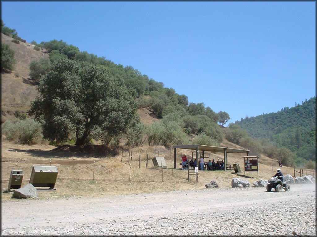 Amenities example at Mammoth Bar OHV OHV Area