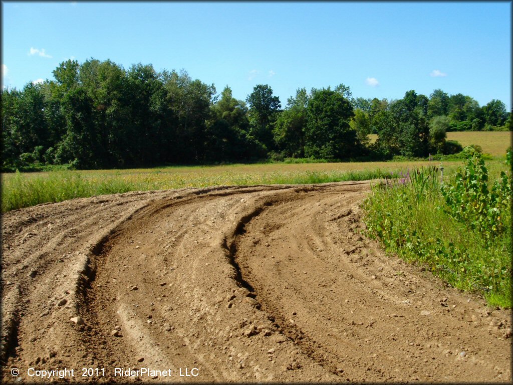 Example of terrain at Savannah MX Park Track