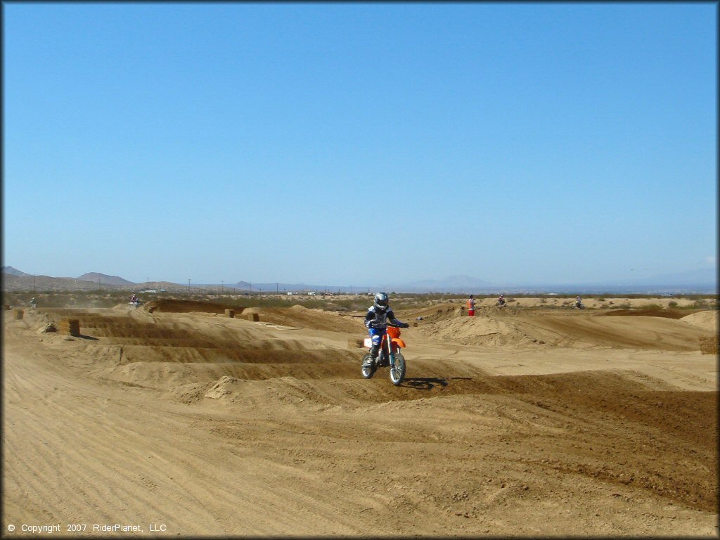 KTM Motorcycle at Cal City MX Park OHV Area