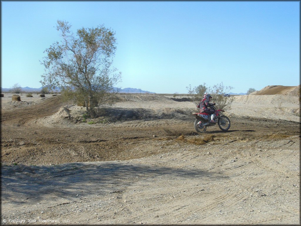Honda CRF Dirt Bike at River MX Track