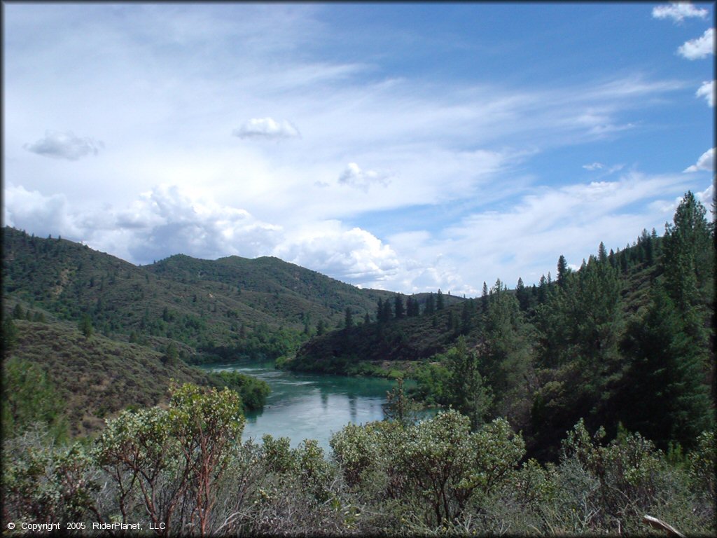 Scenic view at Chappie-Shasta OHV Area Trail