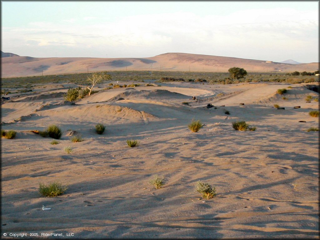 Example of terrain at Fernley MX OHV Area