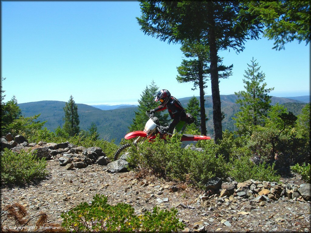 Honda CRF Motorbike at High Dome Trail