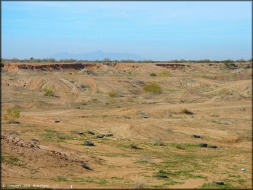 Example of terrain at Thornton Pits Trail