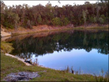 View of Blue Sink pond.