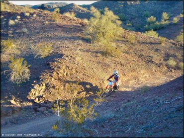 Honda CRF Dirtbike at Shea Pit and Osborne Wash Area Trail