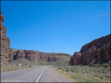 Scenic view of Chief Mountain OHV Area Trail