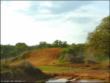 Example of terrain at CrossCreek Cycle Park OHV Area