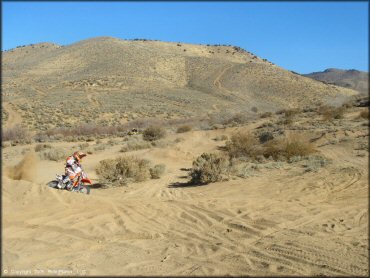 KTM Motorcycle at Washoe Valley Jumbo Grade OHV Area