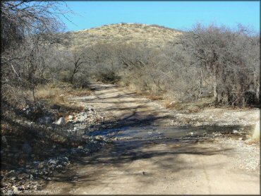 Example of terrain at Mt. Lemmon Control Road Trail