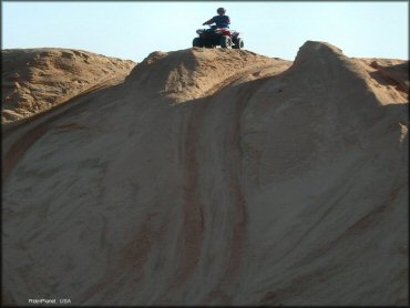 Four Wheeler at Sand Hill ATV OHV Area