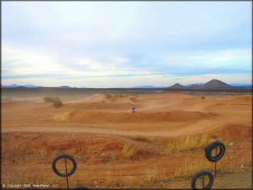 Dirt Bike at Nomads MX Track OHV Area