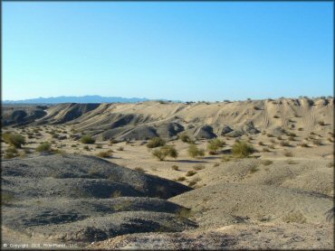 Scenic view of Ehrenberg Sandbowl OHV Area