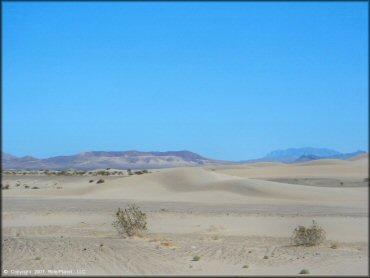 Scenic view at Dumont Dunes OHV Area