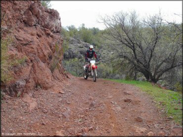 Honda CRF Dirt Bike at Black Hills Box Canyon Trail