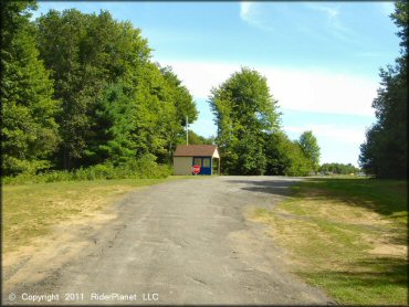 RV Trailer Staging Area and Camping at Motomasters Track