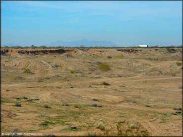 Example of terrain at Thornton Pits Trail