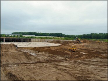 Example of terrain at Mototown USA Track