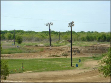 Example of terrain at Lone Star MX OHV Area