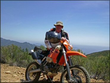 KTM Motorcycle at Ortega Trail