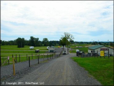 RV Trailer Staging Area and Camping at Area 51 Motocross OHV Area