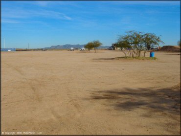 RV Trailer Staging Area and Camping at Motogrande MX Track