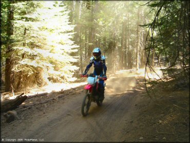 Honda CRF Off-Road Bike at Gold Note Trails
