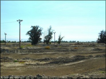 Terrain example at Hanford Fairgrounds Track