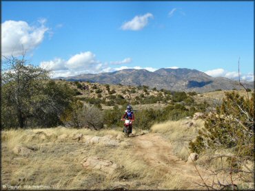 Honda CRF Dirtbike at Redington Pass Trail