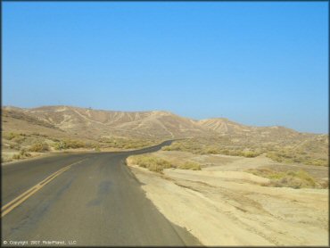 Scenic view of Honolulu Hills Raceway OHV Area