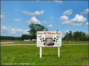 RV Trailer Staging Area and Camping at Connecticut River MX Track