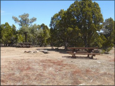 Amenities example at Chief Mountain OHV Area Trail