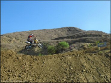 OHV getting air at MX-126 Track