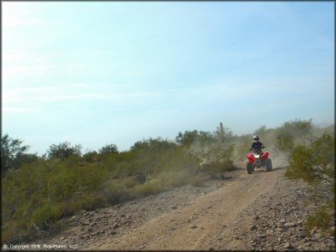 OHV at Desert Wells Multiuse Area Trail