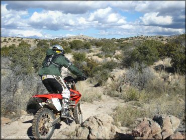 Honda CRF Dirt Bike at Redington Pass Trail