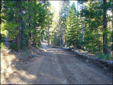 Terrain example at Jackson Meadows Trail