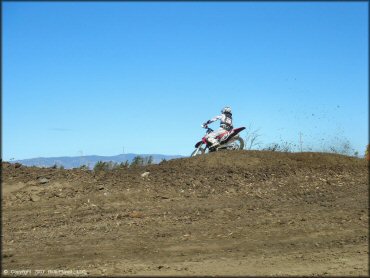 Honda CRF Motorcycle at Argyll MX Park Track