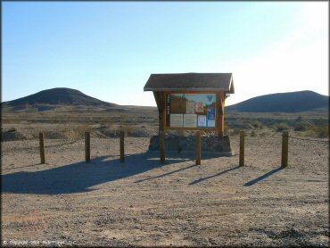 Some amenities at Shea Pit and Osborne Wash Area Trail