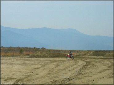 Honda CRF Trail Bike at Lake Elsinore Motocross Park Track