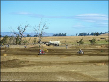 OHV jumping at Argyll MX Park Track