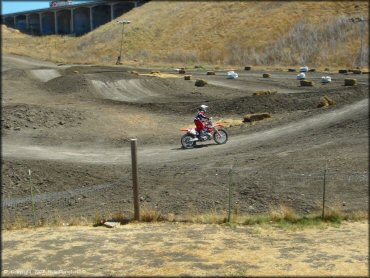 Honda CRF Dirt Bike at Club Moto Track