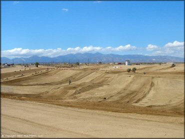 OHV catching some air at Competitive Edge MX Park Track