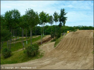 A trail at Area 51 Motocross OHV Area