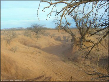 Example of terrain at St. David Pits Trail