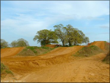 Example of terrain at CrossCreek Cycle Park OHV Area