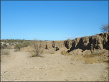 Terrain example at Hayfield Draw OHV Area Trail